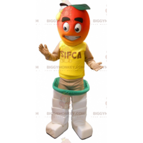 Giant Peach BIGGYMONKEY™ Maskottchen-Kostüm - Biggymonkey.com