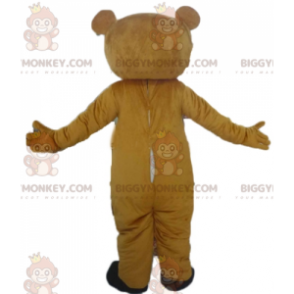 Sehr liebevolles Teddybär BIGGYMONKEY™ Maskottchen-Kostüm in