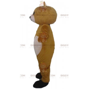 Costume de mascotte BIGGYMONKEY™ de nounours marron et rose