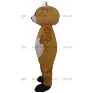 Sehr liebevolles Teddybär BIGGYMONKEY™ Maskottchen-Kostüm in