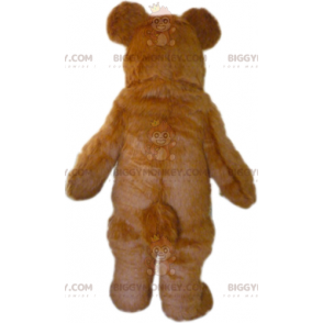 BIGGYMONKEY™ Costume da mascotte grande peloso orso marrone e