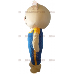 BIGGYMONKEY™ Costume da mascotte Orsacchiotto beige grande con