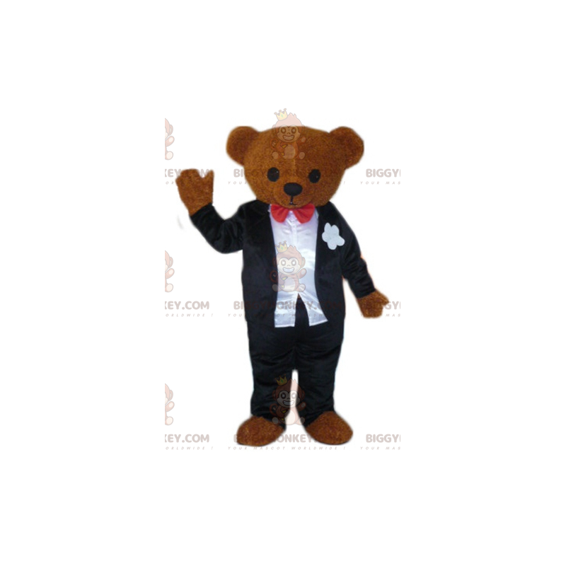 Brauner Teddybär BIGGYMONKEY™ Maskottchen-Kostüm Dress Up