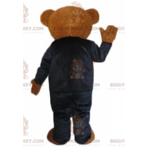 Bruine teddybeer BIGGYMONKEY™ mascottekostuum aankleden