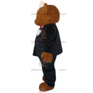 Bruine teddybeer BIGGYMONKEY™ mascottekostuum aankleden