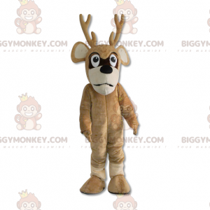 Costume da mascotte natalizio renna cervo BIGGYMONKEY™ -