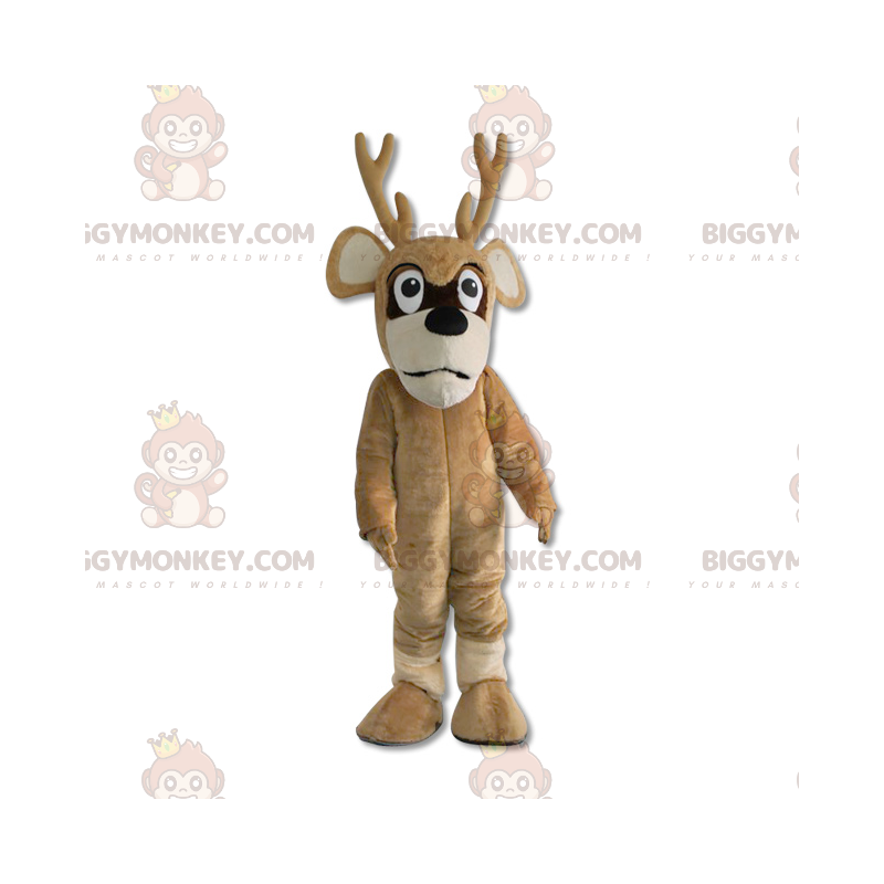 Costume da mascotte natalizio renna cervo BIGGYMONKEY™ -
