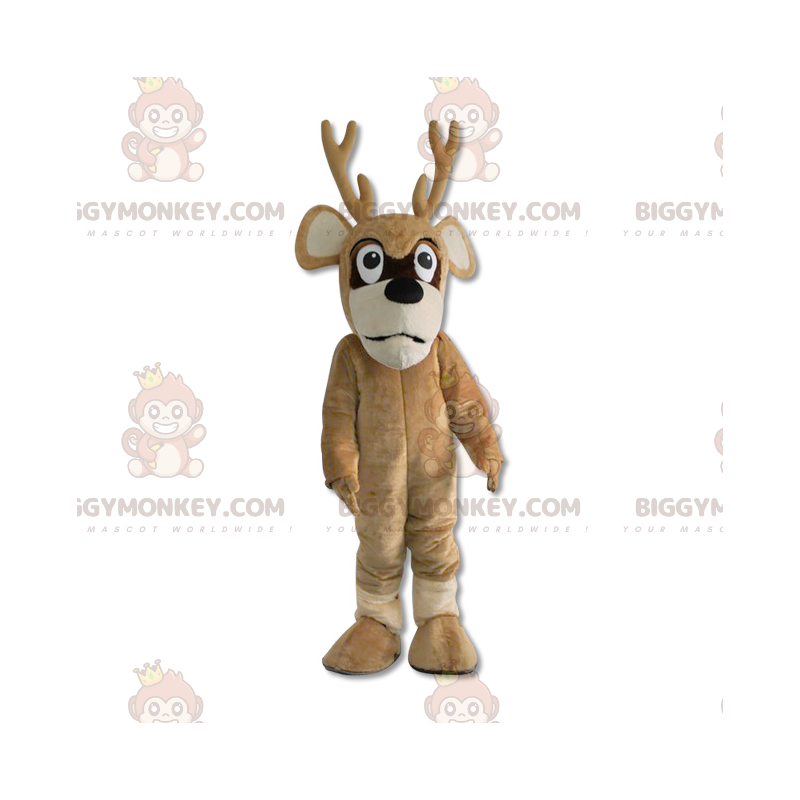 Disfraz de mascota BIGGYMONKEY™ Ciervo Reno de Navidad -