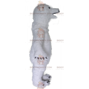 Costume de mascotte BIGGYMONKEY™ d'ours polaire blanc très