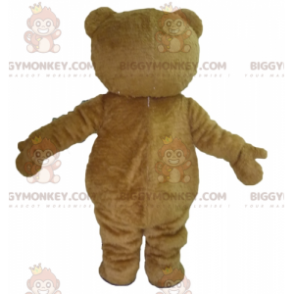 Cute and Plump Big Brown Bear BIGGYMONKEY™ Mascot Costume –