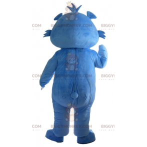 Blauwe en grijze egel teddybeer BIGGYMONKEY™ mascottekostuum -