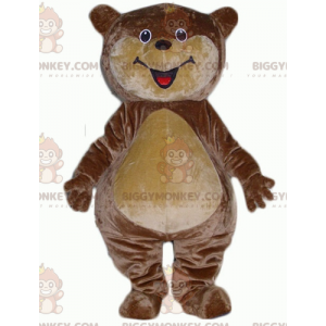 Kostým plyšového medvídka BIGGYMONKEY™ Big Smiling Brown & Tan