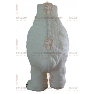 Fantasia de mascote de urso polar grande e peludo BIGGYMONKEY™