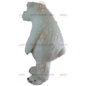 Disfraz de mascota oso polar grande y peludo oso blanco