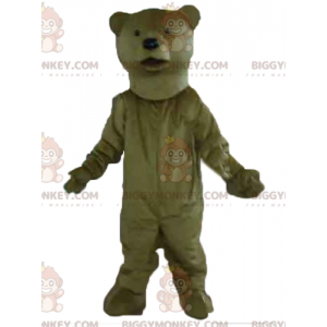 Costume da mascotte gigante realistico dell'orso bruno