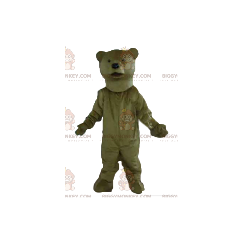 Costume de mascotte BIGGYMONKEY™ d'ours marron géant et très