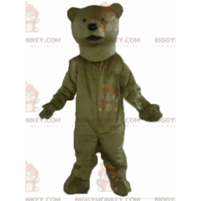 Costume da mascotte gigante realistico dell'orso bruno