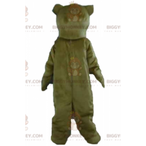 Costume de mascotte BIGGYMONKEY™ d'ours marron géant et très