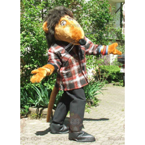 Giant Orange Rat BIGGYMONKEY™ Mascot Costume - Biggymonkey.com