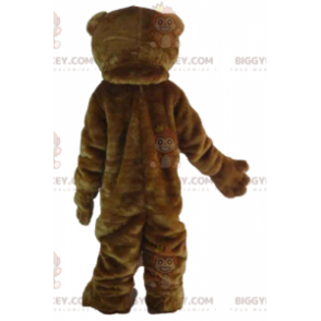 BIGGYMONKEY™ Soft and Furry Giant Brown and White Bear Mascot