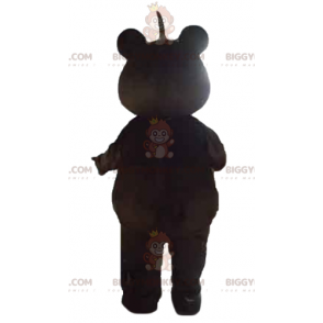 Costume de mascotte BIGGYMONKEY™ d'ours en peluche marron et