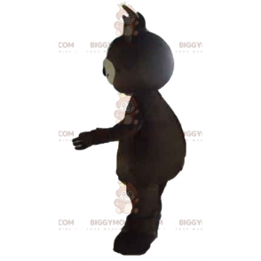 Costume de mascotte BIGGYMONKEY™ d'ours en peluche marron et