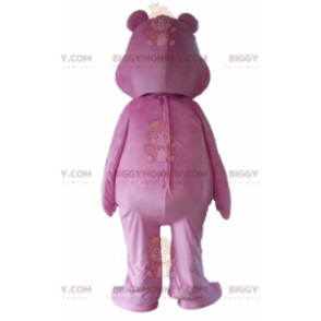 Fantasia de mascote BIGGYMONKEY™ do Urso Carinhoso Rosa com