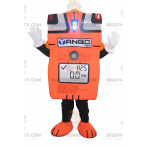 Costume da mascotte BIGGYMONKEY™ con amperometro arancione