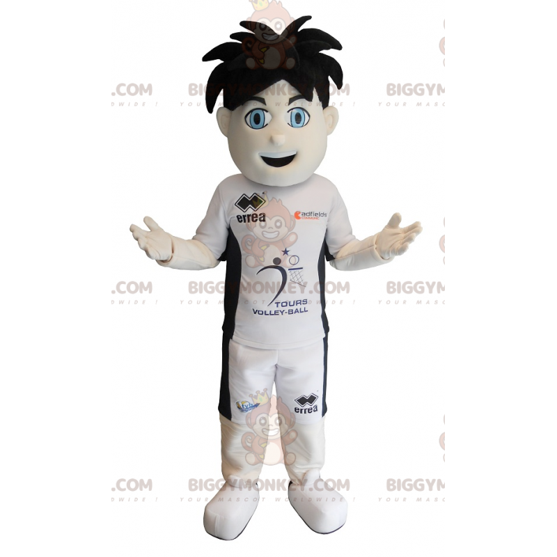 Blue Eyed Sporty Boy BIGGYMONKEY™ maskotkostume -