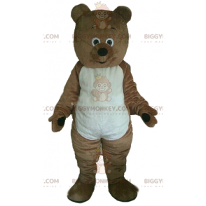 Disfraz de mascota BIGGYMONKEY™ de peluche de roedor marrón y