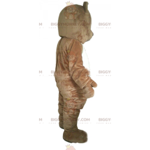 Brown and White Rodent Teddy BIGGYMONKEY™ Mascot Costume -