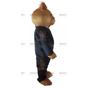 Costume da mascotte marrone Teddy Bear BIGGYMONKEY™ vestito con