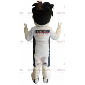 Costume da mascotte BIGGYMONKEY™ da ragazzo sportivo con occhi