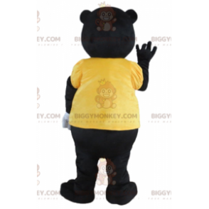 Black White Orange Raccoon Skunk BIGGYMONKEY™ Mascot Costume -