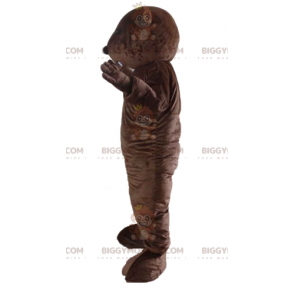 Gnagare Brown Beaver Groundhog BIGGYMONKEY™ maskotdräkt -