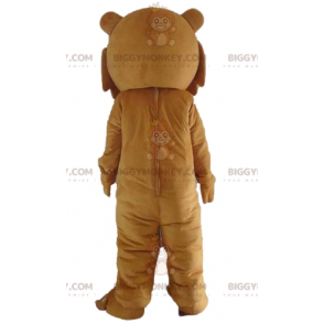 Costume de mascotte BIGGYMONKEY™ de lion de tigre marron géant