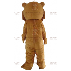 Simpatico costume da mascotte gigante marrone tigre leone