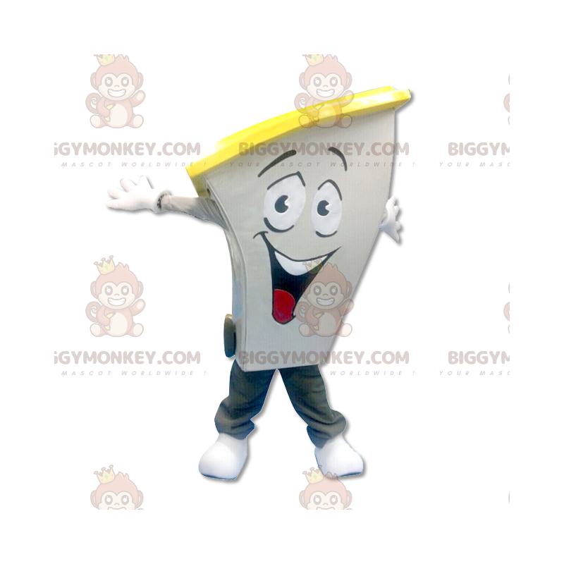 Disfraz de mascota de papelera reciclada BIGGYMONKEY™ -