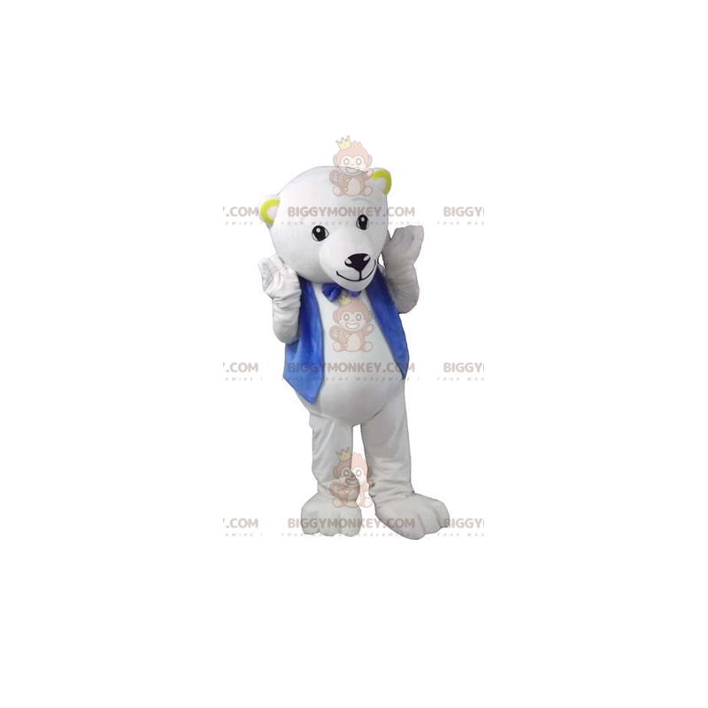 Disfraz de mascota de oso polar BIGGYMONKEY™ con chaleco y