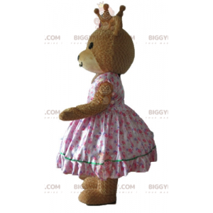 Costume de mascotte BIGGYMONKEY™ d'ours en robe de princesse