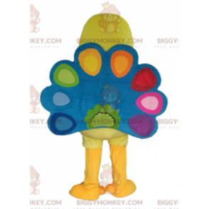 BIGGYMONKEY™ Costume da mascotte giallo pavone canarino con