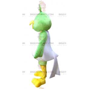 BIGGYMONKEY™ Maskottchen-Kostüm für große lächelnde grüne