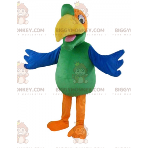 Very Colorful Cute Parrot BIGGYMONKEY™ Mascot Costume –