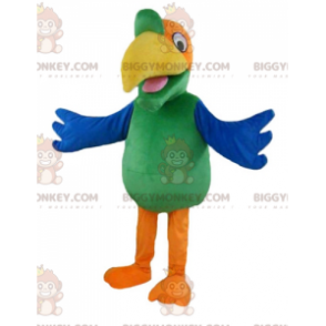 Bardzo kolorowy kostium maskotki ślicznej papugi BIGGYMONKEY™ -