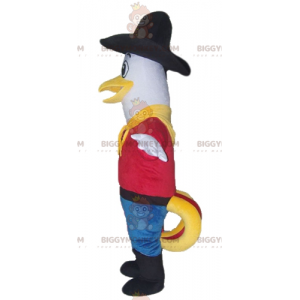 BIGGYMONKEY™ Duemågemaskotkostume i cowboyoutfit -