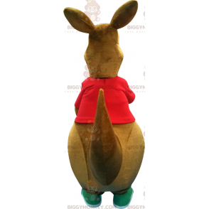 Costume da mascotte Big Brown Kangaroo BIGGYMONKEY™ -