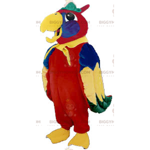 Kleurrijk papegaai BIGGYMONKEY™ mascottekostuum -