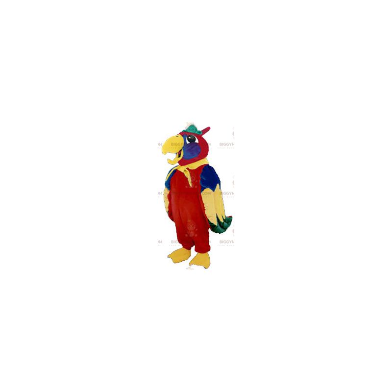 Costume de mascotte BIGGYMONKEY™ de perroquet coloré -