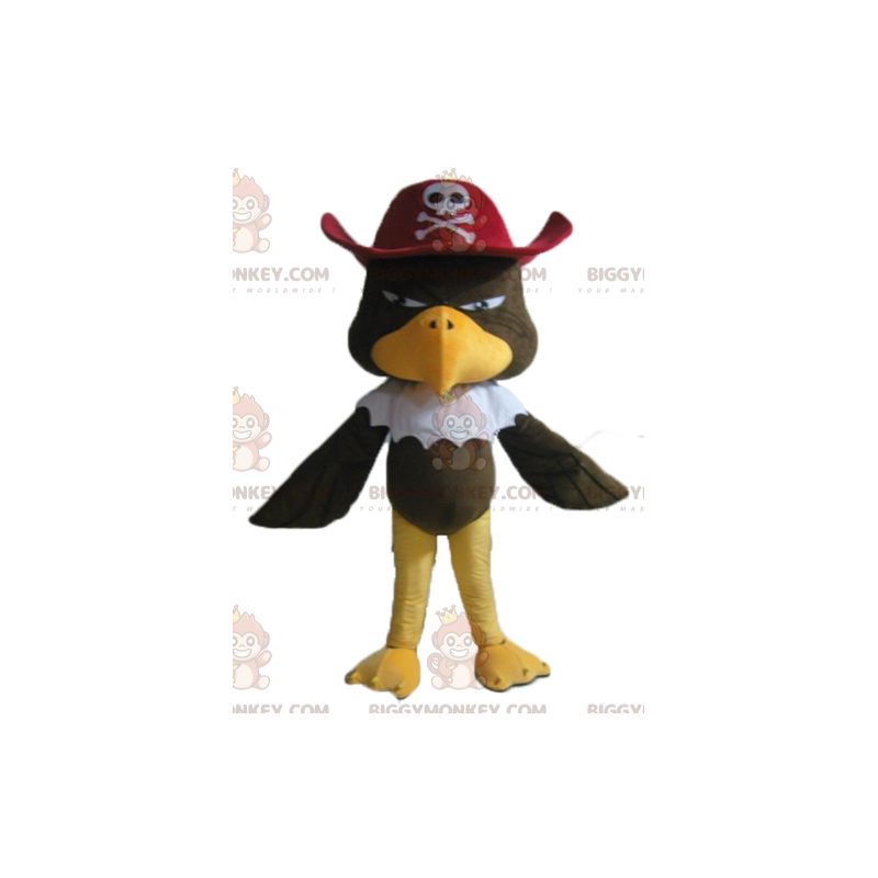 Kostým maskota BIGGYMONKEY™ hnědého orla supa s pirátským