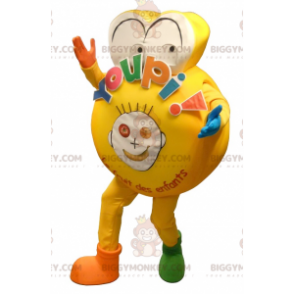 Disfraz de mascota infantil amarillo gordo BIGGYMONKEY™ -